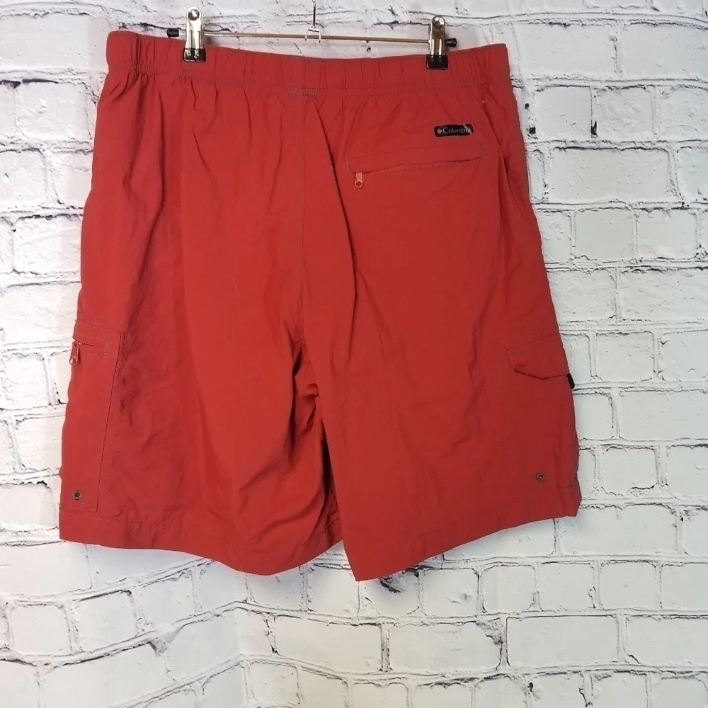 Columbia brick red swim shorts trunks